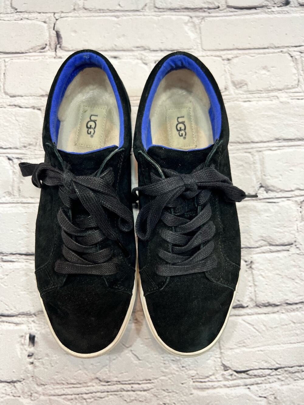 UGG Black Suede Sneakers size 8.5